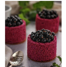 Ladda upp bild till gallerivisning, 6 St/Pack Rostfritt stål Tårtring Mousseform med Tart Tamper 6 PCS/Set Stainless Steel Mousse Ring