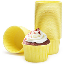 Ladda upp bild till gallerivisning, 50 St/Pack Muffinsformar Gul 50 PCS/Box Lamination Baking Cup