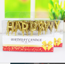 Ladda upp bild till gallerivisning, Happy Birthday Ljus Happy Birthday Candle