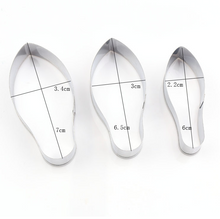 Ladda upp bild till gallerivisning, 3 St/ Pack Utstickare Magnolia Blomma Patel 3 PCS/Set Fondant Gumpaste Magnolia Flower Petal Cutter