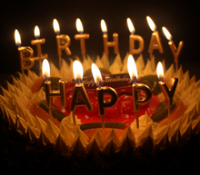 Ladda upp bild till gallerivisning, Happy Birthday Ljus Happy Birthday Candle