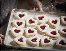 Ladda upp bild till gallerivisning, 6 St/Pack Hjärta Utstickare Pepparskakformar 6 PCS/Set Heart Shape Cookie Fondant Veg Fruit Clay Cutter