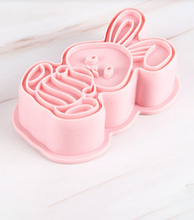 Ladda upp bild till gallerivisning, 6 St Påsk Utstickare Kakformar Utsticksform Med Prägel - 6pcs / set Press Stamp Easter Fondant Cookie Cutter Mold
