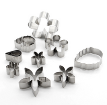 Ladda upp bild till gallerivisning, Mixed Flower Shape Cookie /Fondant /Clay Cutter 12 PCS/Set