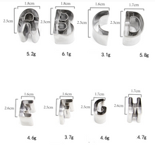 Ladda upp bild till gallerivisning, 26 St/Pack Utstickare Siffror Alphabet Letter Cookie /Fondant Cutter -26PCS/Set
