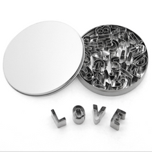 Ladda upp bild till gallerivisning, 26 St/Pack Utstickare Siffror Alphabet Letter Cookie /Fondant Cutter -26PCS/Set