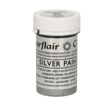 Ladda upp bild till gallerivisning, Sugarflair Pastafärger Flisa Sugarflair Antique Silver- Satin Paste Food Color 25g