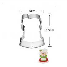 Ladda upp bild till gallerivisning, 9st/Pack Jul Utstickare Pepparkaksformar med stenciler Collection B 9 Pcs/Set Xmas Christmas Cookie Cutter Colletion B