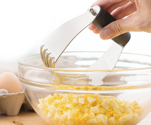 Ladda upp bild till gallerivisning, Degblandare Rostfritt Stål Pastry Cutter with Heavy Stainless Steel Blade-S