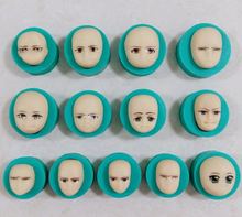 Ladda upp bild till gallerivisning, 13 St/Pack Leksakshuvud Sockerpasta Silikonformar Lera Choklad Fondant 13 PCS/Set Doll Head Silicone Molds Clay Fondant Chocolate