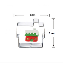 Ladda upp bild till gallerivisning, 9st/Pack Jul Utstickare Pepparkaksformar med stenciler Collection B 9 Pcs/Set Xmas Christmas Cookie Cutter Colletion B