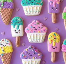 Ladda upp bild till gallerivisning, 8 St /Pack Utstickare Glass 8 PCS /Set Ice Cream Cookie Cutter