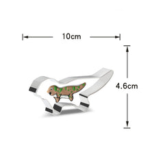 Ladda upp bild till gallerivisning, 8 St/Pack Utstickare Pepparkaksformar Dinosaurie med stensiler Collection B 8 PCS/Set Dinosaur Cookie Cutter with Stencils