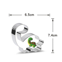 Ladda upp bild till gallerivisning, 8 St/Pack Utstickare Pepparkaksformar Dinosaurie med stensiler Collection A 8 PCS/Set Dinosaur Cookie Cutter with Stencils