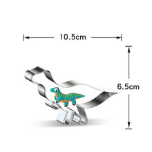 Ladda upp bild till gallerivisning, 8 st/Pack Utstickare Pepparkaksformar Dinosaurie med stensiler Collection C 8 PCS/Set Dinosaur Cookie Cutter Colletion C