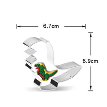 Ladda upp bild till gallerivisning, 8 St/Pack Utstickare Pepparkaksformar Dinosaurie med stensiler Collection A 8 PCS/Set Dinosaur Cookie Cutter with Stencils