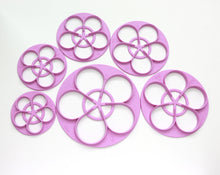 Ladda upp bild till gallerivisning, 6 St/Pack Ros Utstickare Fondant Gum Paste 6 PCS/Set Rose Gum Paste Cutter
