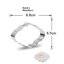 Ladda upp bild till gallerivisning, 3 St/Pack Plakett Pepparskakformar Utstickare Rektangulär Collection B