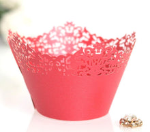Ladda upp bild till gallerivisning, Laser Cut Lace Cupcake Liner/ Wrapper- Fairy Style-( 12PCS/Bag )