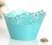 Ladda upp bild till gallerivisning, Laser Cut Lace Cupcake Liner/ Wrapper- Fairy Style-( 12PCS/Bag )