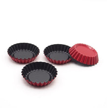 Ladda upp bild till gallerivisning, 6 St/Pack Mini Tartlettformar Pajformar Festmat Non-Stick 6 Mini Pie/Tart/ Pan Baka Paj Tårt Fruit Tart Party food d