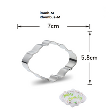 Ladda upp bild till gallerivisning, 3 St/Pack Plakett Pepparskakformar Utstickare Rektangulär Collection B