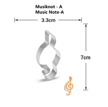 Ladda upp bild till gallerivisning, 13 St Orkesterinstrument & Musiknot Utstickare Pepparkaksform 13 PCS/Set Orchestra Instrument & Music Note Cookie Cutter Band Cookie Cutter