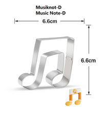 Ladda upp bild till gallerivisning, 13 St Orkesterinstrument & Musiknot Utstickare Pepparkaksform 13 PCS/Set Orchestra Instrument & Music Note Cookie Cutter Band Cookie Cutter