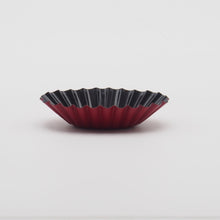 Ladda upp bild till gallerivisning, Small Pie Tart Pan-Oval Shape- Ruby Red & Black 6 PCS /Set