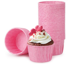 Ladda upp bild till gallerivisning, 50 St/Pack Muffinsformar -Rosa 50 PCS/Box Lamination Baking Cup