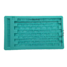 Ladda upp bild till gallerivisning, Tegelvägg Silikonform Brick Wall Silicone Mold