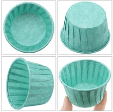 Ladda upp bild till gallerivisning, 50 St/Pack Muffinsformar Ljusblå 50 PCS/Box Lamination Baking Cup