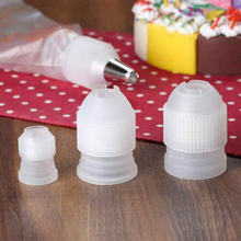 Ladda upp bild till gallerivisning, Reusable Pastry /Decorating Piping Bags (XL,L,M,S) & Piping Tip Converters (L,M,S) Set