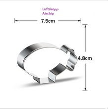 Ladda upp bild till gallerivisning, 7 St /Pack Utstickare med stenciler Fordon Bil Transport Roket Helikopter Segelbåt Collection B