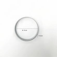 Ladda upp bild till gallerivisning, 2 st Rund Perforerad Tårtring Φ8*2cm Elektrolytiskt behandlat rostfritt stål 2st Round Perforated Tart Ring 2PCS Round Perforated Tart Ring Φ8*2cm