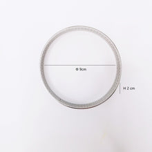 Ladda upp bild till gallerivisning, 2 st Rund Perforerad Tårtring Φ9*2cm Elektrolytiskt behandlat ostfritt stål 2st Round Perforated Tart Ring 2PCS Round Perforated Tart Ring Φ9*2cm