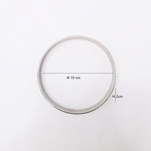 Ladda upp bild till gallerivisning, 2 st Rund Perforerad Tårtring Elektrolytiskt behandlat ostfritt stål 2PCS Round Perforated Tart Ring Φ10*2cm