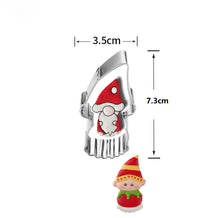 Ladda upp bild till gallerivisning, 8st/Pack Jul Utstickare Pepparkaksformar med stenciler Collection C 8 Pcs/Set Xmas Christmas Cookie Cutter Colletion C