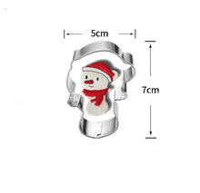 Ladda upp bild till gallerivisning, 8st/Pack Jul Utstickare Pepparkaksformar med stenciler Collection C 8 Pcs/Set Xmas Christmas Cookie Cutter Colletion C