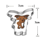 Ladda upp bild till gallerivisning, 9st/Pack Jul Utstickare Pepparkaksformar med stenciler Collection B 9 Pcs/Set Xmas Christmas Cookie Cutter Colletion B