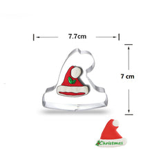 Ladda upp bild till gallerivisning, 8st/Pack Jul Utstickare Pepparkaksformar med stenciler Collection C 8 Pcs/Set Xmas Christmas Cookie Cutter Colletion C