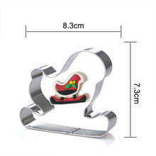 Ladda upp bild till gallerivisning, 8st/Pack Jul Utstickare Pepparkaksformar med stenciler Collection C 8 Pcs/Set Xmas Christmas Cookie Cutter Colletion C