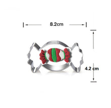 Ladda upp bild till gallerivisning, 8st/Pack Jul Utstickare Pepparkaksformar med stenciler Collection D 8 Pcs/Set Xmas Christmas Cookie Cutter Colletion D