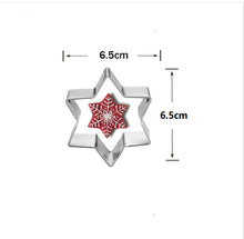 Ladda upp bild till gallerivisning, 9st/Pack Jul Utstickare Pepparkaksformar med stenciler Collection B 9 Pcs/Set Xmas Christmas Cookie Cutter Colletion B