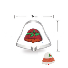 Ladda upp bild till gallerivisning, 8st/Pack Jul Utstickare Pepparkaksformar med stenciler Collection D 8 Pcs/Set Xmas Christmas Cookie Cutter Colletion D