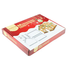 Ladda upp bild till gallerivisning, 10 St/Pack 3D Pepparkakshus Pepparkaksform Hus