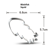 Ladda upp bild till gallerivisning, 9 St/Pack Utstickare Havsdjur Fisk Collection A 9 St/Pack Ocean Animal Fish Cookie Cutter Collection A