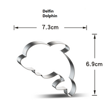 Ladda upp bild till gallerivisning, 9 St/Pack Utstickare Pepparskakaform Havsdjur Fisk Kräft Hummer Pingvin Collection C 9 PCS/Set Ocean Animal Fish Cookie Cutter Collection C