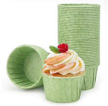 Ladda upp bild till gallerivisning, 50 St/Pack Muffinsformar Ljusgrön 50 PCS/Box Lamination Baking Cup