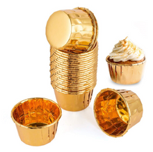 Ladda upp bild till gallerivisning, 48 St/Pack Extra Stora Aluminum Foil Muffinsformar Baking Cup 48 PCS/Box Extra Large Aluminum Foil Baking Cup